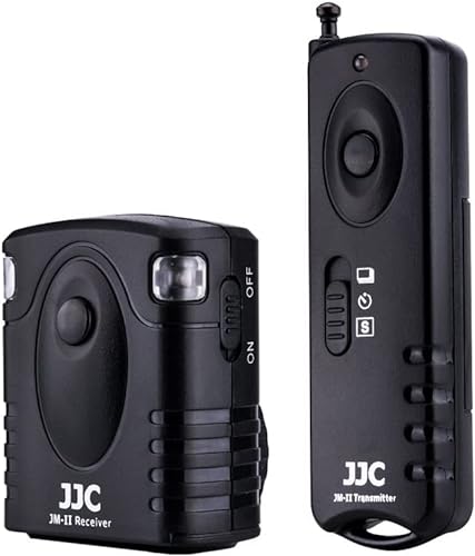 JJC JM-A DSLR Kamera Wireless Shutter Release Fernbedienung für Canon EOS R5 1D C Mark II III IV II N, 1Ds Mark II III, 1D X Mark II 5D Mark II III IV 5DS R 6D 7D 40D 50D D30 D60 D2000