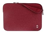 MW Laptop Hülle Kompatibel mit Apple MacBook Pro 13 - Laptop Hülle 13 Zoll mit weichem gepolstertem Memory Foam - Laptop Schutzhülle mit Reißverschluss und kratzfester Innenseite - Shade (Rot)
