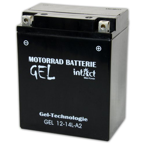 Motorrad Batterie 12V 14Ah, 51411, GEL12-14L-A2, YB14L-A2,