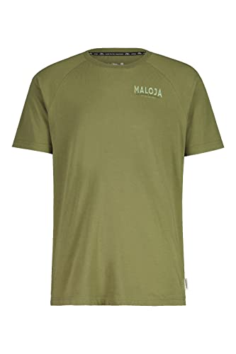 Maloja Herren Forcellam T-Shirt, Moss, XL
