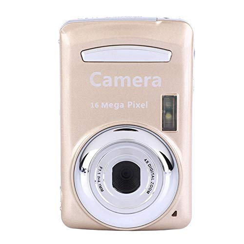 Mini Digital 16MP 720P 30FPS 4X Zoom HD-Kamera mit vielen nützlichen Funktionen zum Erfassen kostbarer und flüchtiger Momente.,Kompakte Größe(Golden)