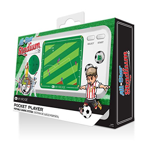 My Arcade All-Star Stadion Pocket Player – Sammelbare Handspielkonsole mit 7 Spielen (DGUNL-3275)