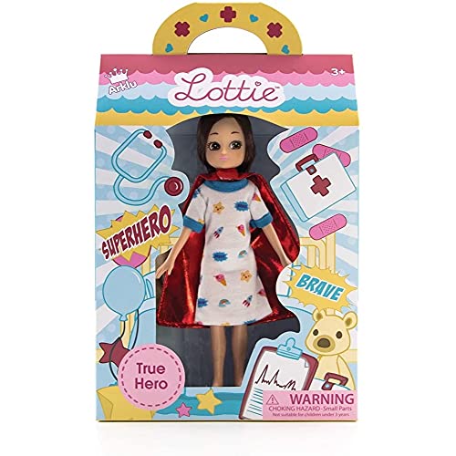 Lottie True Hero Hospital Doll, Hospital Toys for Kids, Hospital Gifts for Kids, Hospital Gifts for Girls and Boys, Hospital Gifts for Children, Super Hero Girls, Superhero Girls Dolls