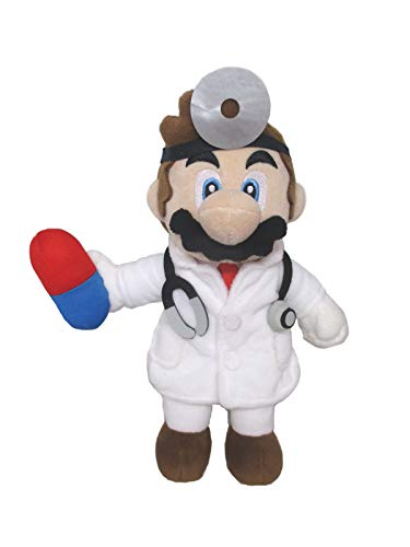 Sanei Boeki Dr. Mario World Plush Plüschtier (S) Dr. Mario DMP01