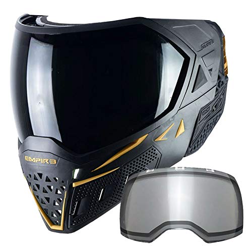 Empire EVS Paintball Maske - Black/Gold - Thermal Clear/Thermal Ninja