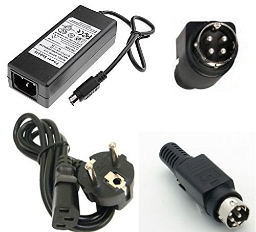 Netzteil Trafo 12 V 5 V 2 A Power Adapter Mini DIN 4 Pin Stromstecker Kycon für Monitor HDD- / USB-Box