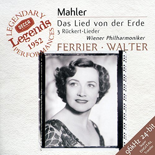 Mahler: Das Lied von der Erde / 3 Ruckert-Lieder by Kathleen Ferrier, Julius Patzak Original recording remastered edition (2000) Audio CD