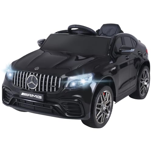 Actionbikes Motors Kinder Elektroauto Mercedes Benz Amg GLC 63S Coupe - Lizenziert - 2,4 Ghz Fernbedienung – 4x4 Allrad - Elektro Auto für Kinder ab 3 Jahre (Schwarz)