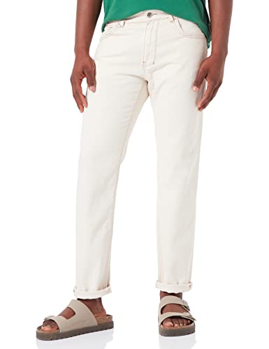 Sisley Herren Trousers 4FAKSE00F Jeans, White Denim 600, 30