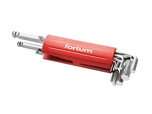 FORTUM L-Schlüssel TORX, Set 9 Stck, 10-50mm