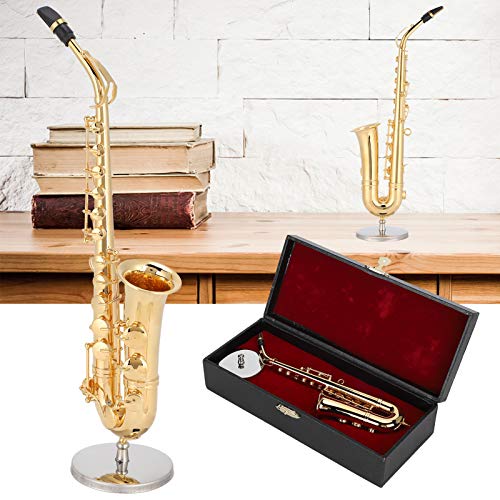Mini-Musikinstrument, Miniatur-Saxophon-Ornament, für Jubiläumsgeschenk Familie Geburtstagsgeschenk Kinder