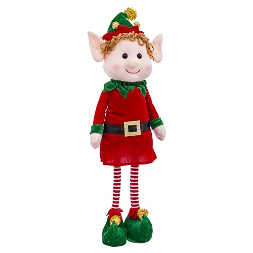 Lola Home Elfe mit langen Pfoten, Stoff, Rot, 70 cm