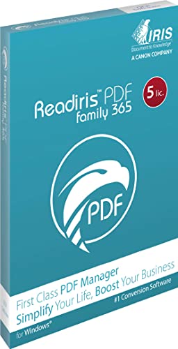 Software zur Verwaltung pdf readiris 365 – Familien und Studenten