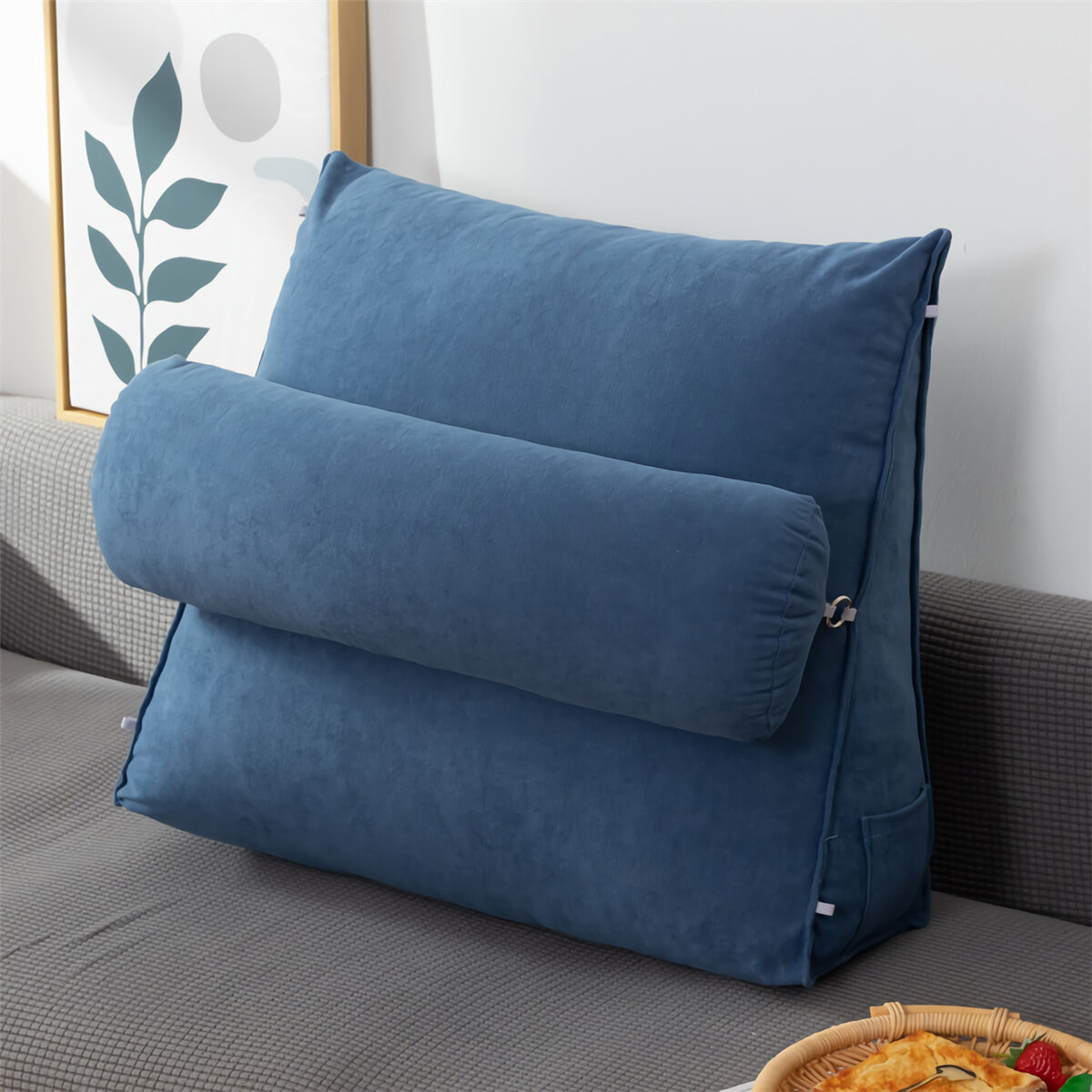 Sofa Rücken Kissen Bett Couch Sitzauflage Pad Taille Unterstützung Rückenlehne mit Kopfkissen Home Office Möbel Dekorati