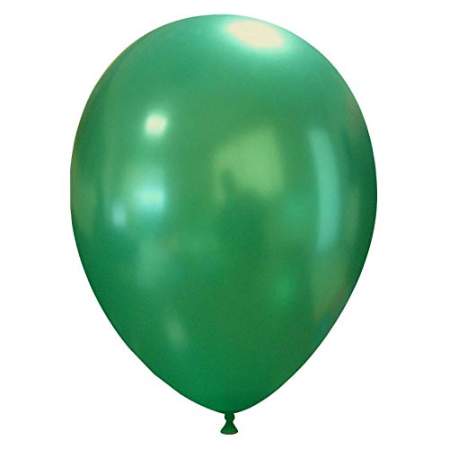 Event Kauf 25-1000 Stk. Luftballons Metallic/Standard, Ø ca. 27 cm, Helium (500 Stück, Metallic Nr.41: Grün)