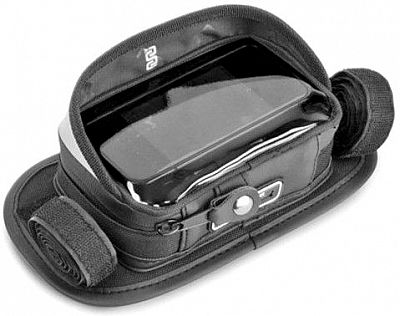 OJ M089 Mini-Zubehör-, GPS- oder Smartphone-Tasche aus Polyester, Schwarz
