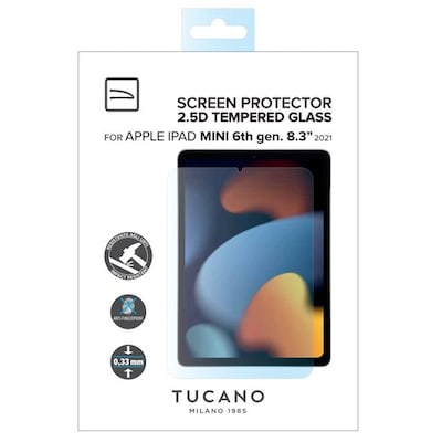 TUCANO Displayschutz 8.3 iPad Mini 6. Gen transpar (IPDM6-SP-TG)