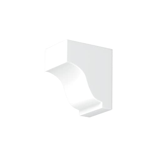 Konsole Orac Decor TF02 XTERIO Wandhalter für Vordach Zierlement Zeitloses Klassisches Design weiß