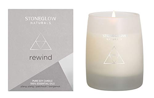 Stoneglow Naturals – New Rewind Ylang Ylang Patchouli & Bergamotte Glas Tumbler Kerze