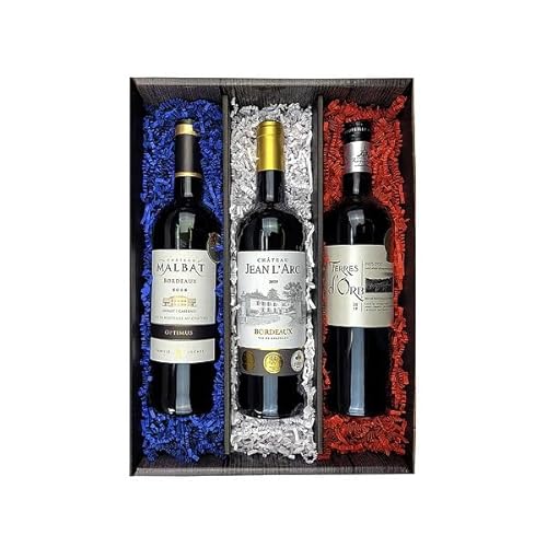 Bull & Bear Vive la France! Probierpaket 3 preisgekrönte Rotweine (3 x 0.75 l), Weingeschenk mit französischen Weinen