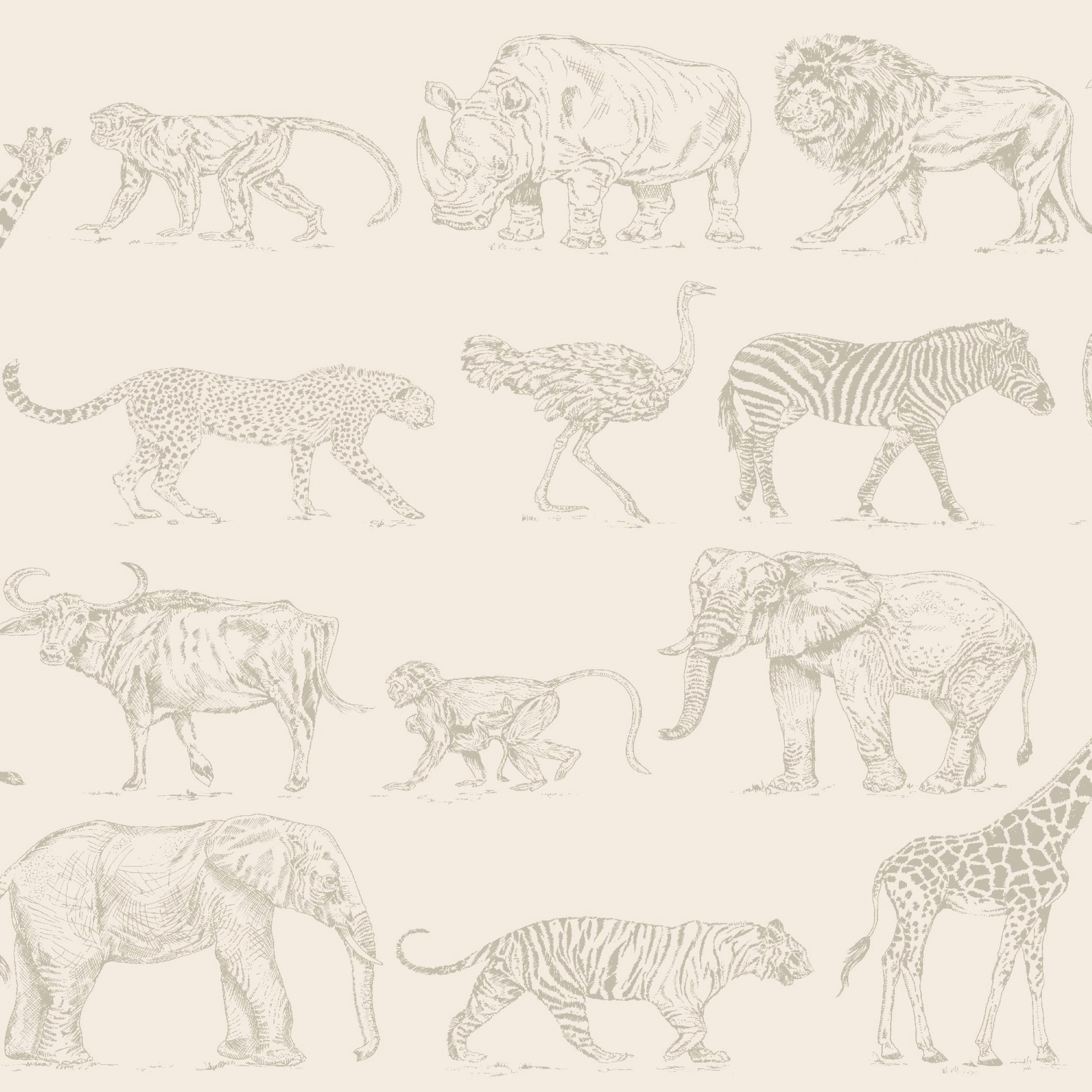 Art for the home Vliestapete "Safari", animal print
