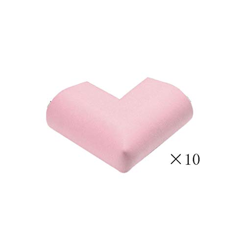 AnSafe Tischkantenschutz (10 Packungen), for Glasecken Kindersicherheit Schutz U-Typ (12 Farben Optional) (Color : Pink)