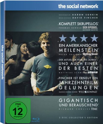 The Social Network (2-Disc Collector's Edition) [Blu-ray]