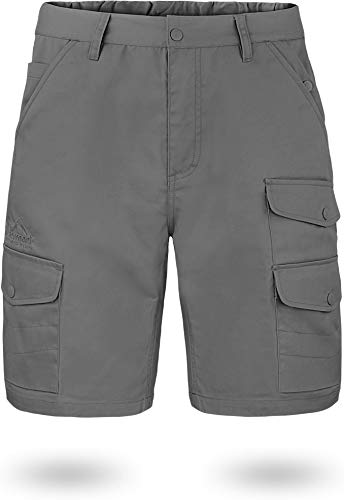 normani Kurze Bermuda Shorts US Army Ranger Feldhose/Arbeitshose S - XXXL Farbe Grau Kebili Größe XL