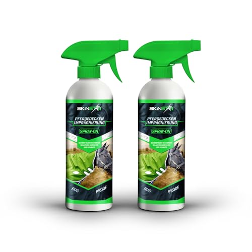 SkinStar Pferdedecken Spray-On Imprägnierung 1L Rug Proof Tierdecken-Schutz