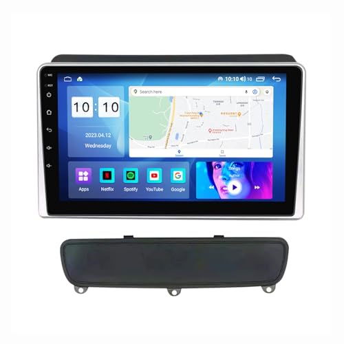 Android 12 Autoradio Mit Navi 2 Din 9 Zoll Touchscreen Autoradio Für KIA Sorento 2013-2014 Mit Carplay Android Auto,mit RDS Bluetooth FM AM Lenkradsteuerung Rückfahrkamera ( Color : B , Size : M200 3+