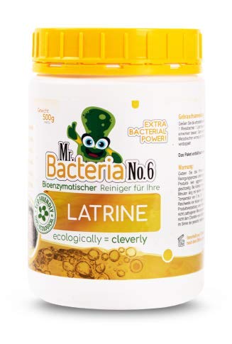 Mr.Bacteria No.6 Bioenzymatischer Reiniger für Ihre Latrine 500g - 1 Stück