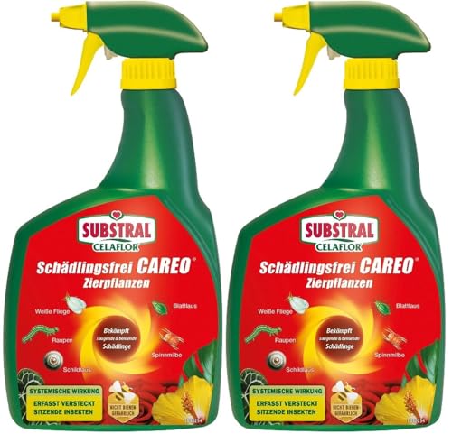 2 X 800ml Substral Celaflor® Schädlingsfrei Zierpflanzen Spray