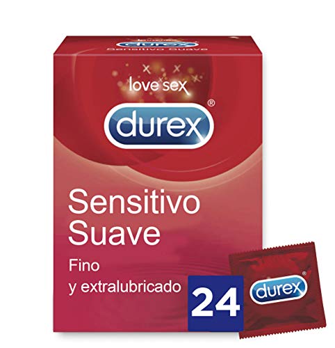 Durex 5038483676004 Männliches Kondom in Safer Sex, 24 preservativos, Sensitivo Suave
