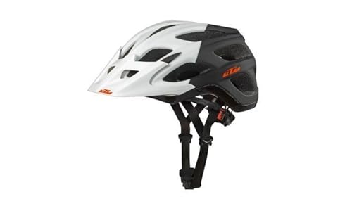 KTM Fahrradhelm White matt/Black matt Factory Character Helm Mit Fidlock Verschluss 54-58 cm