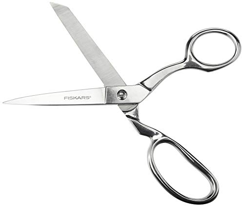 Fiskars Geschmiedete Schere – 20,3 cm Edelstahl – Papier- und Stoffschere für Büro, Kunst und Handwerk – Silber