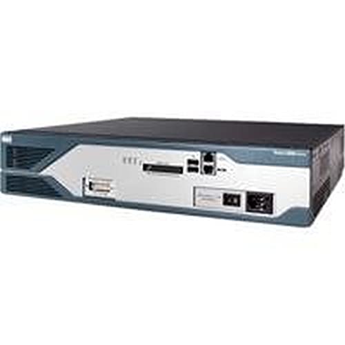 Cisco 2821 - Kabelrouter (Gigabit Ethernet, 10/100/1000Base-T(X), 10,100,1000 Mbit/s, 128-bit AES,192-bit AES,256-bit AES,3DES,des, Cisco IOS, 64 MB)