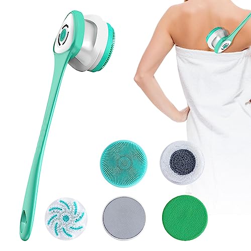 Elektrische Körperbürste - Duschwäscher - Elektrischer Gesichtswäscher für Mädchen und Frauen, Gesichts- und Körperreinigungswäscher für die Gesichts- und Körperreinigungsmassage Anloximt