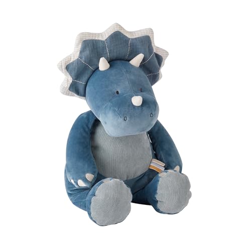 Noukie's - N2111.40 Plüschtier Dino Ops, 40 cm, Veloudoux, blau