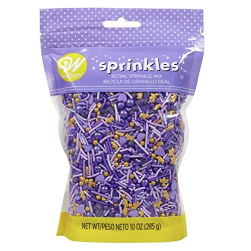 Wilton Sprinkles 10oz Shaped Sprinkles Mix (Royal)