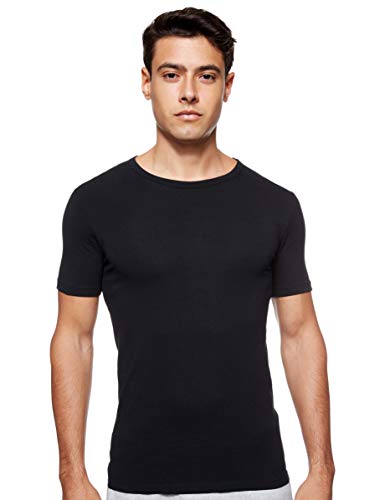 BOSS Herren RN 2P CO/EL T-Shirts, Schwarz (Black 1), XX-Large (2erPack)