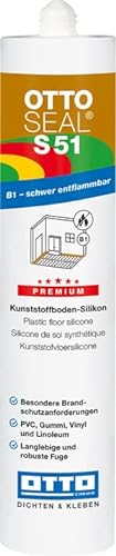 OTTOSEAL S 51 Premium-Kunststoffboden-Silikon 310 ml Kartusche C85 doussie birnbaum