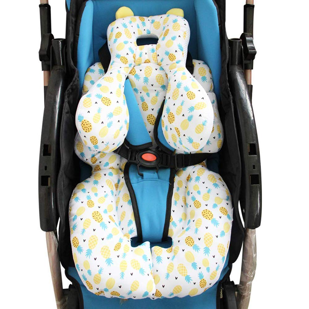 Eyand Ananas Baby-Kopf und Körper-Auto-Sitzring Stützkissen - Bequeme Neugeborene Kinderwagen Kissen Hilfe Erstellen für Tiny Baby in Autositz, Kinderwagen, Kinderwagen, Kinderwagen