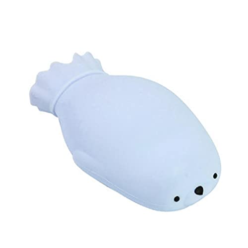 480 ml Cartoon Seal Shaped Siliocne Mini Wärmflasche Tragbare Heiße Kälte Therapie Winter Handwärmer Schmerzlinderung Tasche Heißwasserbeutelabdeckung
