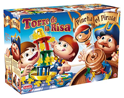 FALOMIR Piraten-Pinsel + Turm Risa Tisch. Geschicklichkeitsspiel (32-777777)