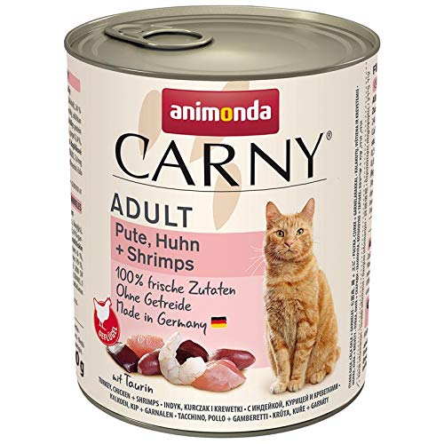 Animonda Carny Adult Pute, Huhn & Shrimps 800g (Menge: 6 je Bestelleinheit)