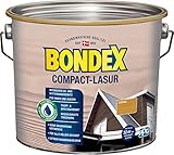 Bondex Compact Lasur KIEFER 2,5 L für 32,5 m² | Wasserbasierte Holzlasur | Intensiver Wetter- und UV-Schutz | 2 in1 Aqua + Komfort Technologie | Streichen ohne Grundierung | Seidenmatt | Geruchsarm