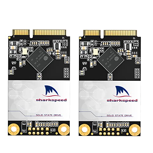 mSATA SSD 128 GB Sharkspeed Plus internes Mini-SATA-SSD-Laufwerk (3D-NAND, Solid-State-Laufwerk für Mini-PC, Notebooks, Tablets)