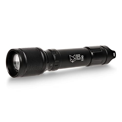 Nightfox XC5 Infrarot-Taschenlampe - Infrarotstrahler für Nachtsichtgeräte - 5 W, Wellenlänge von 940nm, Nicht sichtbar mit bloßen Augen | Aktualisierte Schaltkreise für einen klaren Lichtstrahl