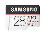 Samsung PRO Endurance 128 GB microSDXC UHS-I U1 100 MB/s Video Monitoring Memory Card with Adapter (MB-MJ128GA)