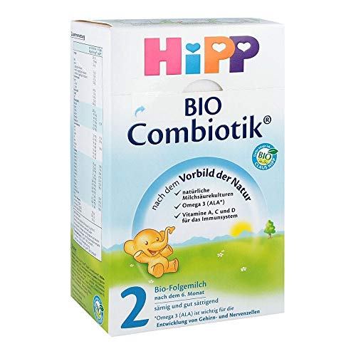 Hipp 2 Bio Combiotik 2032 600 g, Bio-Folgemilch nach dem 6. Monat